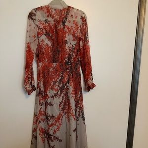 sachin and babi Long silk floral dress